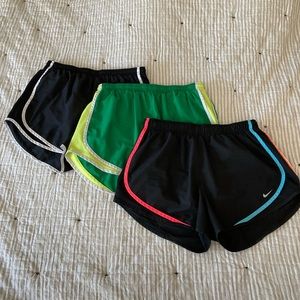 Lot of 3 Nike shorts